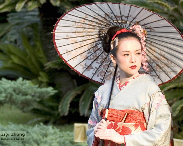 Zhang Ziyi sebagai Nitta Sayuri di Memoirs of a Geisha. Photo credit: Columbia Pictures