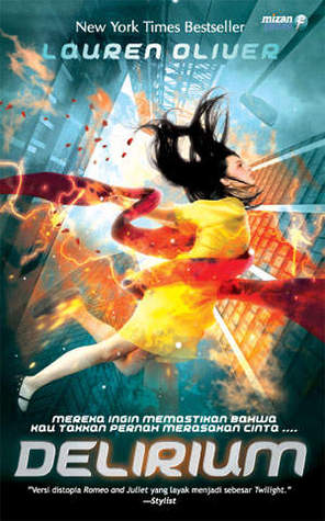 sampul novel Delirium. © Mizan