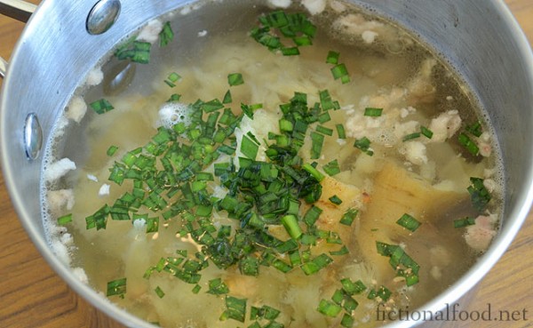 Sup groosling dan umbi-umbian ala Katniss. Photo credit: Fictionalfood.net