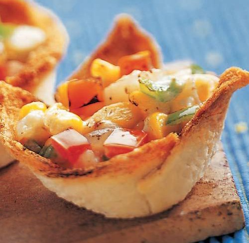 Bread tartlet. Photo credit: Tarla Dalal
