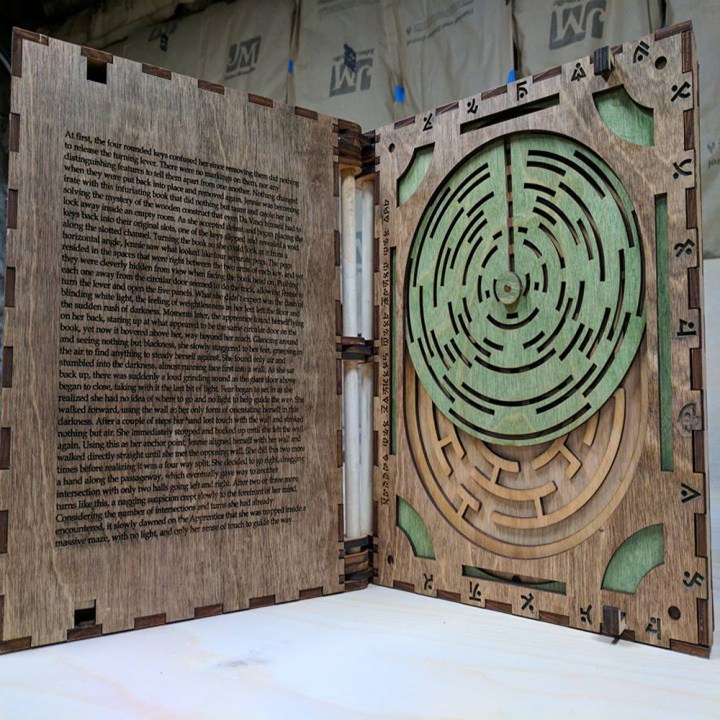 Setiap Halaman Buku Cerita Ini Disegel Dengan Teka-teki Selevel Cryptex DaVinci&nbsp;Code