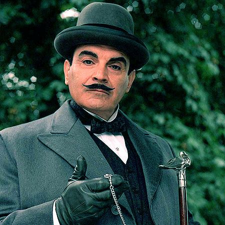 Hercule Poirot. Photo credit: Pinterest