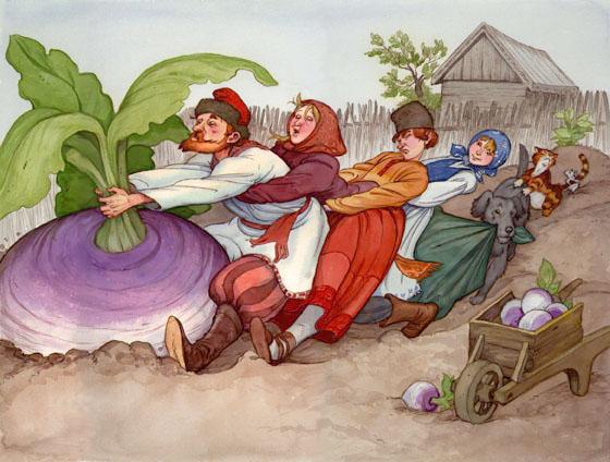 Ilustrasi lobak raksasa. Photo credit: Pinterest/AAA