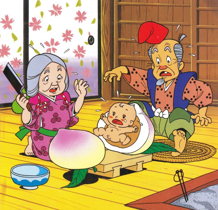 Ilustrasi Momotaro. Haikugirl's Japan
