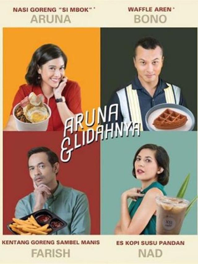 Empat menu spesial yang bisa dipesan saat penayangan di Aruna dan Lidahnya. Photo: Palari Films