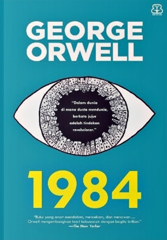 sampul novel 1984 karya George Orwell. © Bentang Pustaka