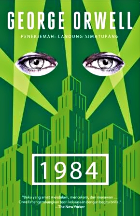 sampul novel 1984 karya George Orwell. © Bentang Pustaka