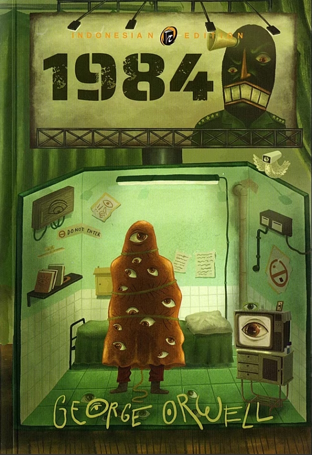 sampul novel 1984 karya George Orwell. © Immortal Publishing