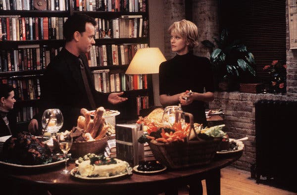 Tom Hanks dan meg Ryan di You've Got Mail. © dok. Warner Bros/You've Got Mail