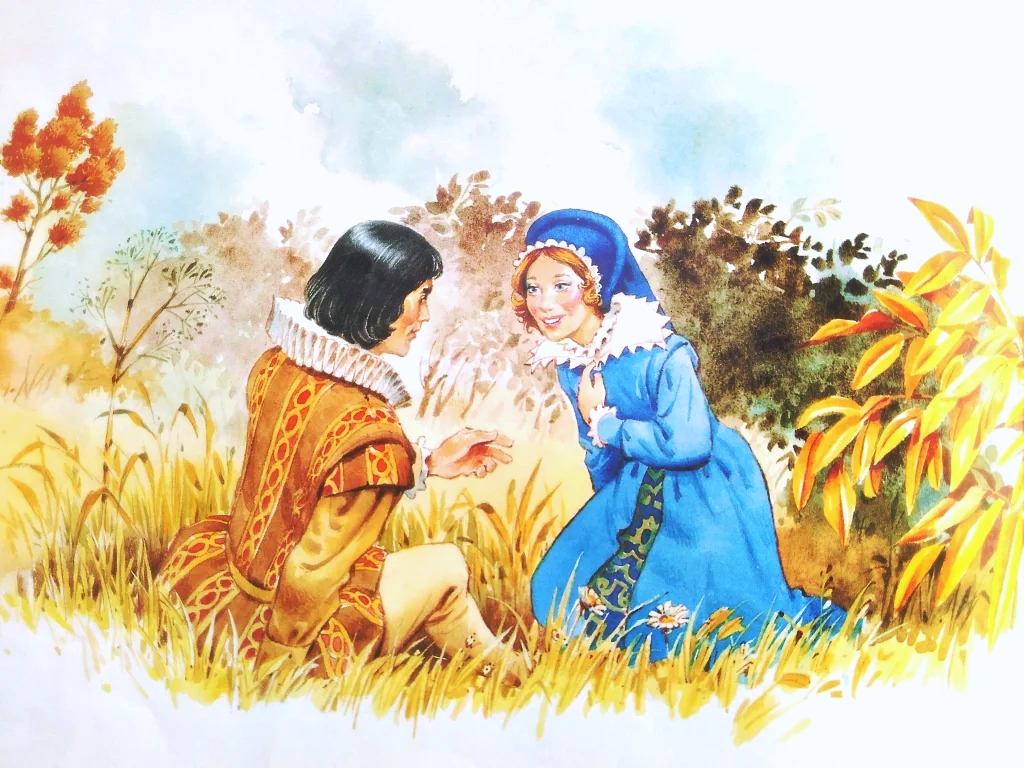 ilustrasi Si Buruk dan si Jelita (Beauty and the Beast) di buku Untaian Mestika Kisah-Kisah Termasyhur III © Tony Wolf (Antonio Lupatelli)