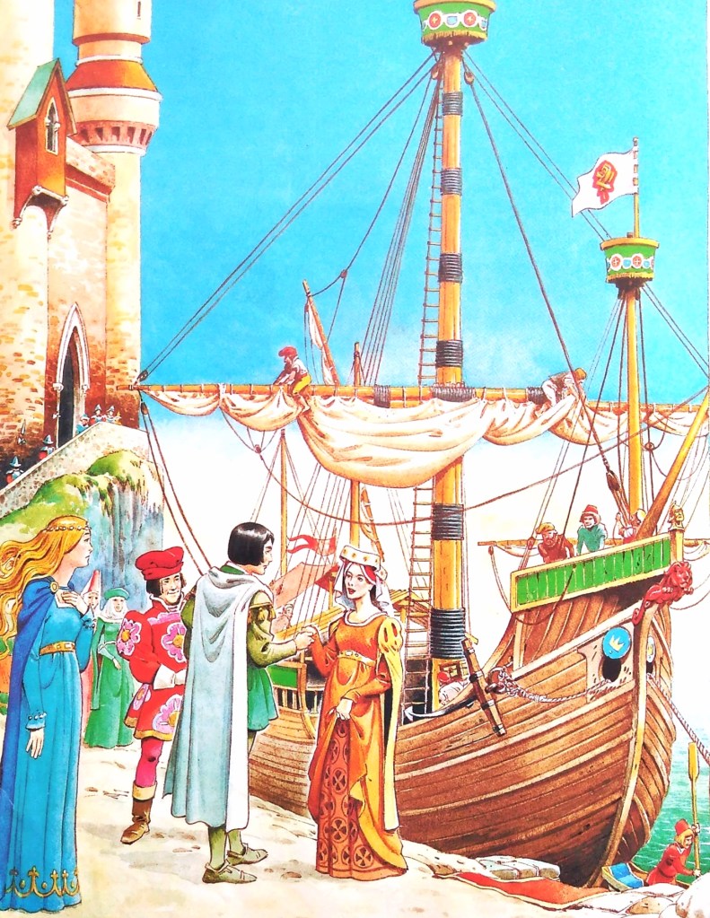 ilustrasi Duyung Sri Ayu (Little Mermaid) di buku Untaian Mestika Kisah-Kisah Termasyhur III © Tony Wolf (Antonio Lupatelli)