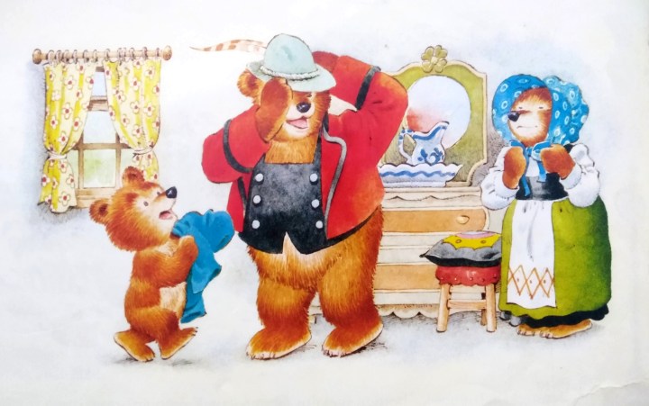 Ikal Emas dan Tiga Beruang. Photo credit: Tira Pustaka