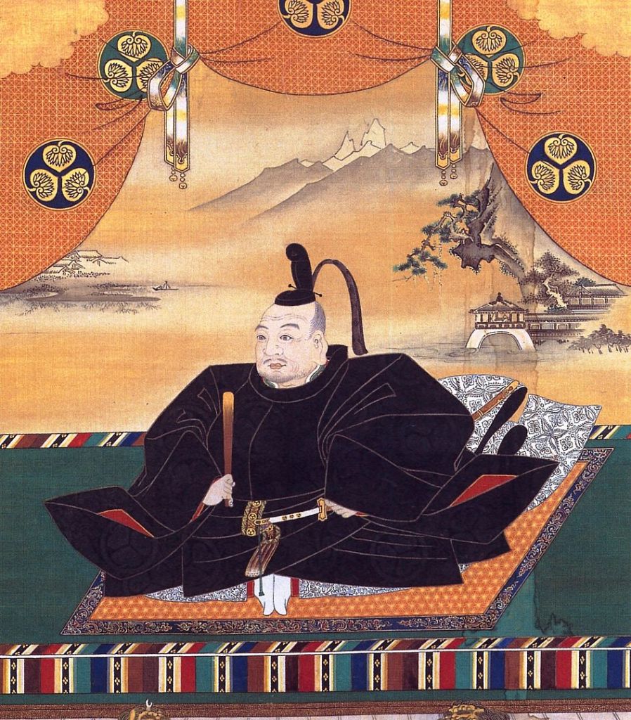 lukisan Tokugawa Ieyasu buatan seniman, Kanō Tan'yū © public domain