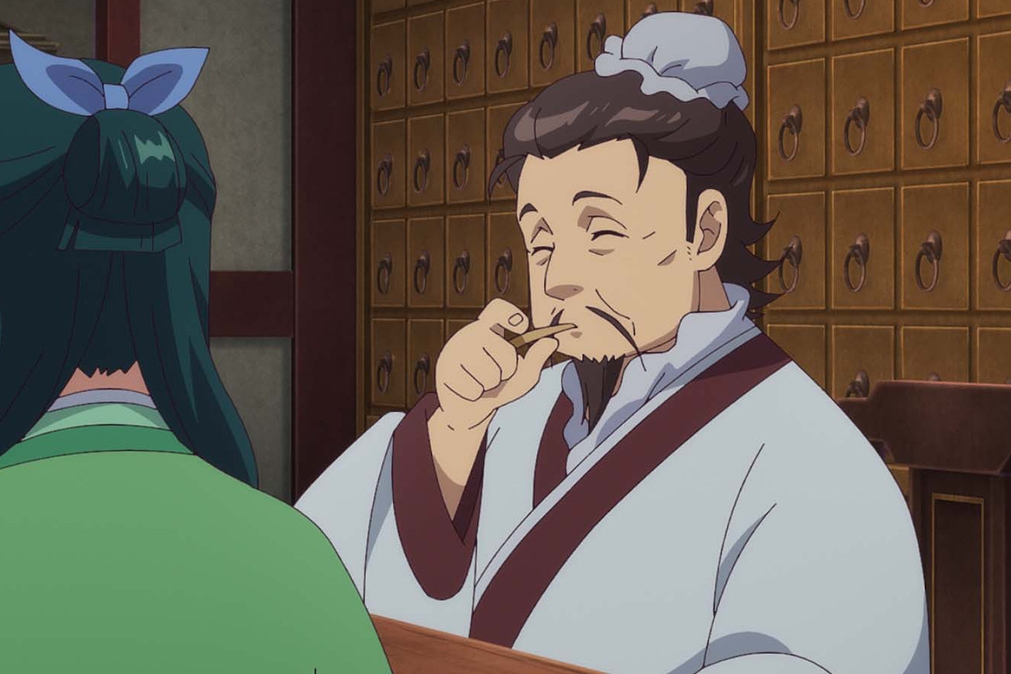 Tabib Guen di anime The Apothecary Diaries © Toho | OLM | Nippon TV | Netflix | Crunchyroll