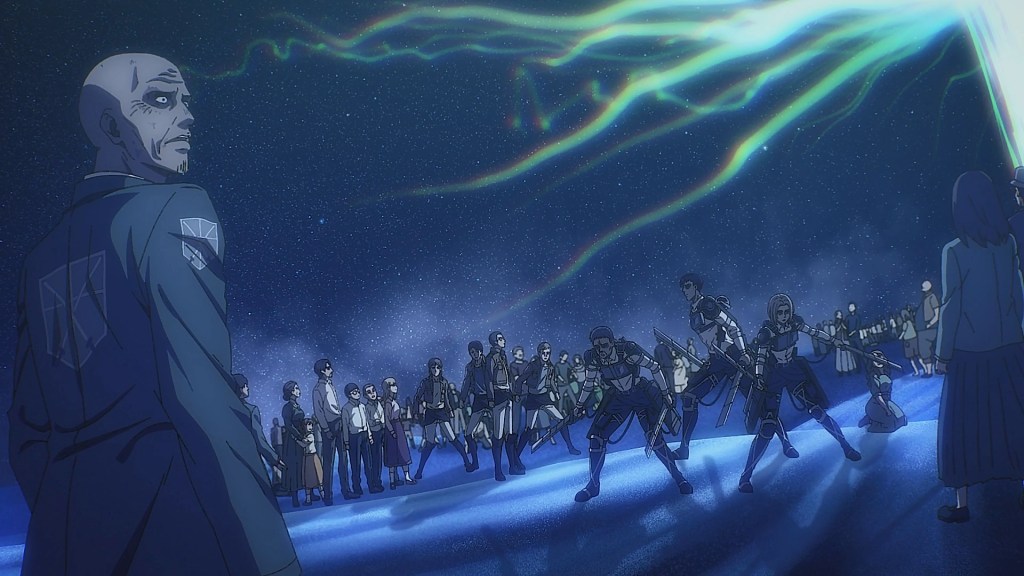 seruan Eren Yeager kepada seluruh Subjects of Ymir. © dok. Wit Studio | MAPPA | MBS/Attack on Titan