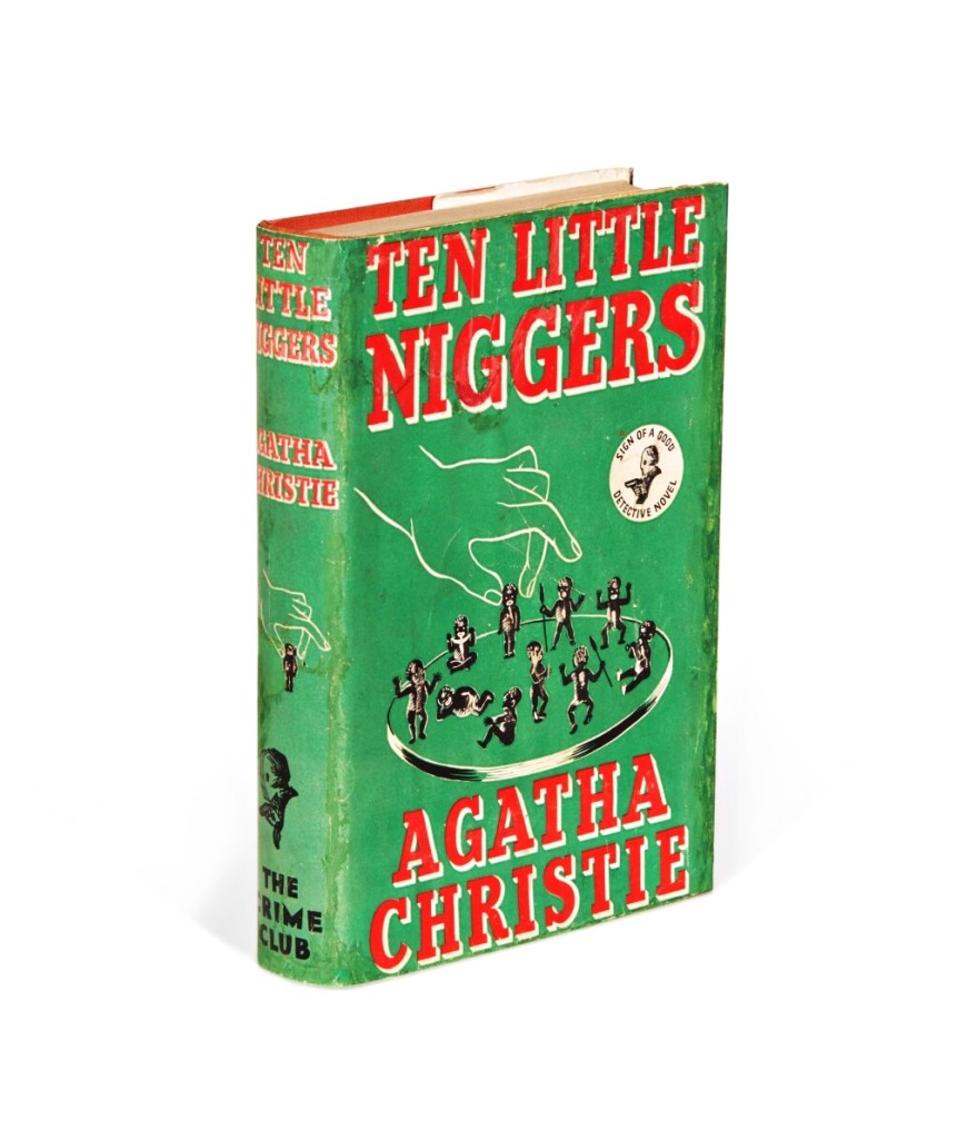 edisi pertama novel Ten Little Niggers karya Agatha Christie © Sotheby's
