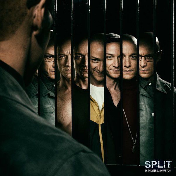 
James McAvoy sebagai Kevin Wendell Crumb di film Split (2016) ilustrasi kapal bajak laut ©2016 Universal Pictures