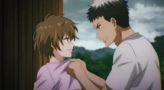 Hana (kiri) dan Ango (kanan) di 7SEEDS dok. Netflix