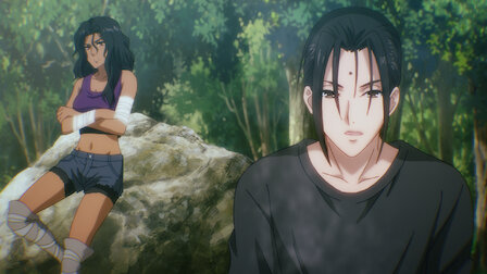 Ran (kiri) dan Nijiko (kanan) di 7SEEDS © dok. Netflix/7SEEDS