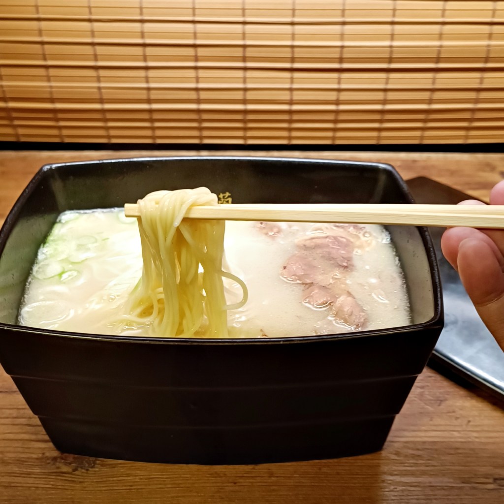 sajian ramen no-pork di Ichiran Ramen Namba Midosuji, Osaka ©2023 dok. Tantri Setyorini