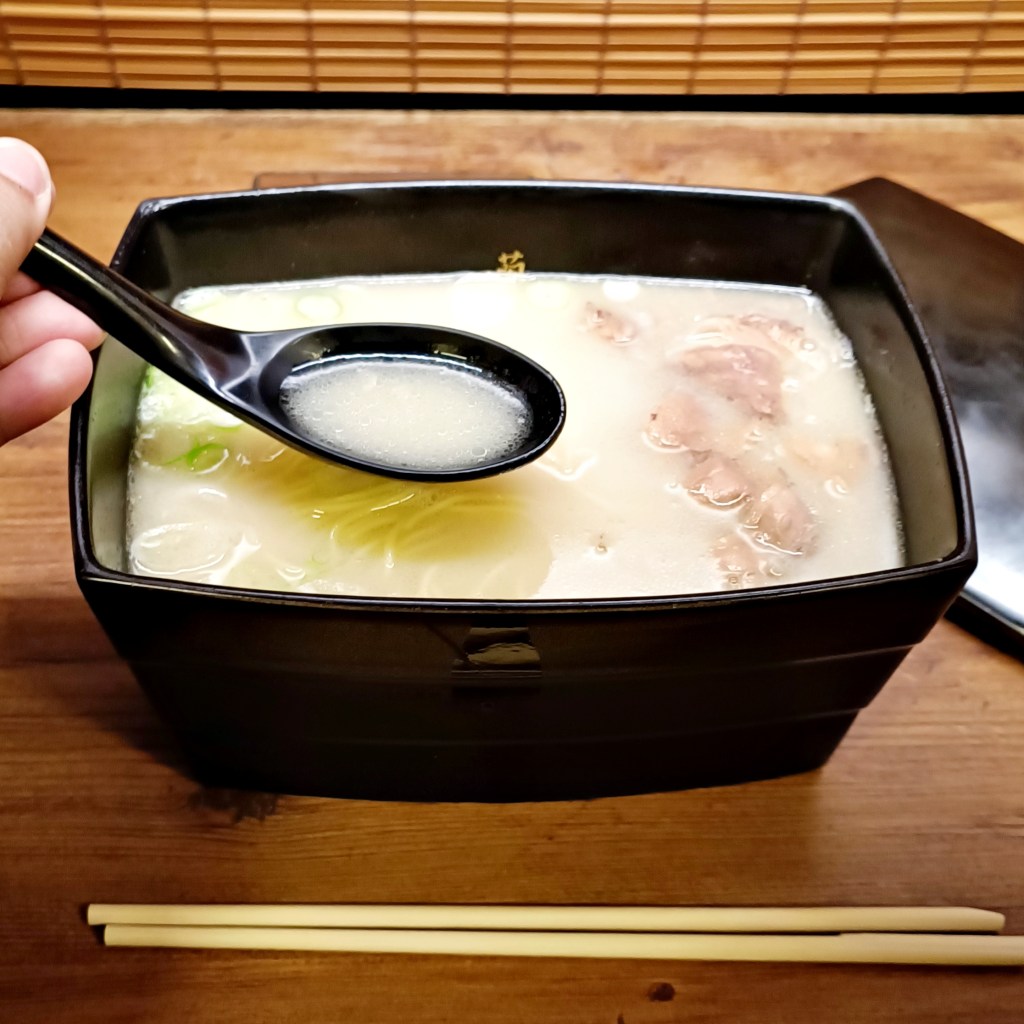 sajian ramen no-pork di Ichiran Ramen Namba Midosuji, Osaka ©2023 dok. Tantri Setyorini