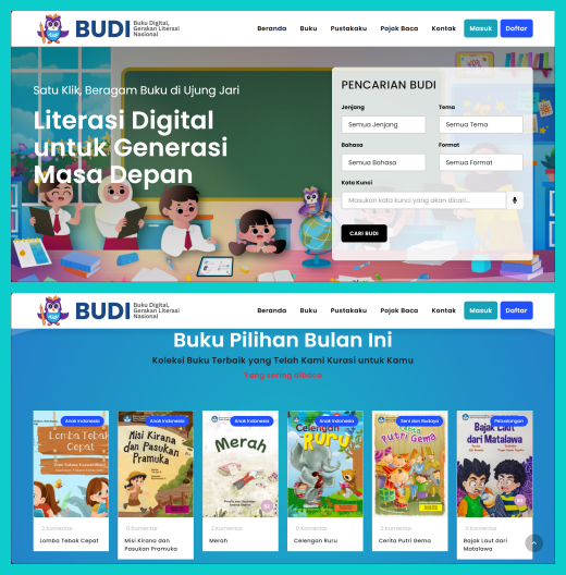tangkapan layar laman BUDI © dok. BUDI