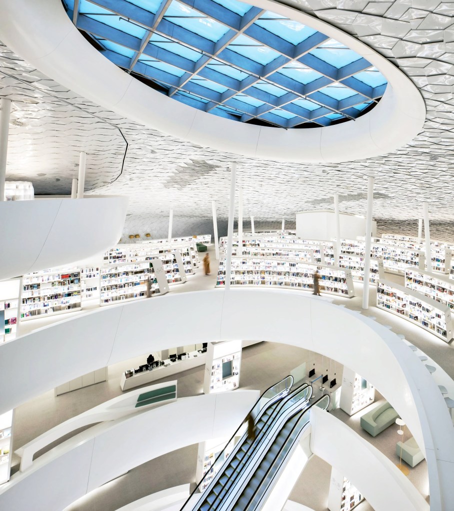 King Abdulaziz Center for World Culture Library (Ithra) © dok. Snøhetta