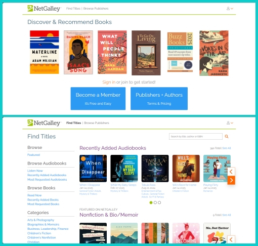 tangkapan layar laman Netgalley © dok. Netgalley