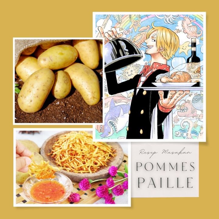 [Resep dari Buku] Pommes Paille, Kentang Goreng Keju ala Sanji di One Piece